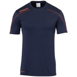 Koszulka sportowa męska Uhlsport Stream 22. Czerwone t-shirty sportowe męskie UHLSPORT, m, z poliesteru, bez ramiączek, do piłki nożnej. Za 215.00 zł.