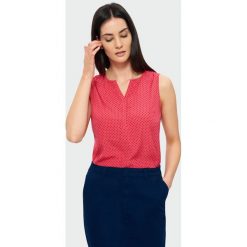 Bluzka z nadrukiem. Bluzki damskie Greenpoint, bez wzorów, z poliesteru, bez kołnierzyka, bez ramiączek. Za 29.99 zł.