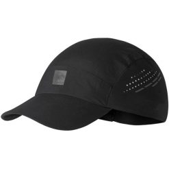 Czapka z daszkiem BUFF PACK LIGHT CAP SOLID. Czarne czapki męskie Buff, bez wzorów, sportowe. Za 161.99 zł.