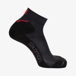 Skarpetki sportowe do biegania Salomon Speedcross Ankle niskie. Czarne skarpetki damskie Salomon, bez wzorów. W wyprzedaży za 65.30 zł.