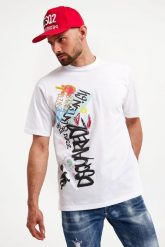 T-shirt DSQUARED2. T-shirty męskie Dsquared2, m, bez wzorów, bez kołnierzyka. W wyprzedaży za 755.30 zł.