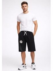 Geographical Norway Bermudy dresowe "Parithe" w kolorze czarnym rozmiar: XXL. Czarne szorty męskie Geographical Norway, bez wzorów, z dresówki. Za 82.99 zł.