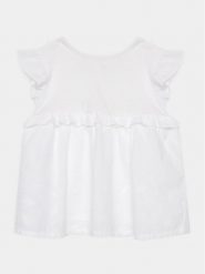United Colors Of Benetton Sukienka codzienna 47YZAV00B Biały Regular Fit. Białe sukienki dziewczęce United Colors Of Benetton, bez wzorów, z bawełny, bez ramiączek. Za 79.99 zł.