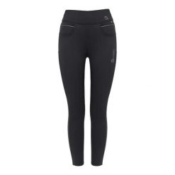 Damskie legginsy jeździeckie z pełną przyczepnością Cavallo Cavaliz RL. Czarne legginsy damskie CAVALLO, bez wzorów, z elastanu. Za 350.75 zł.