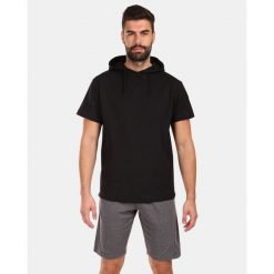 Męska bawełniana bluza z kapturem Kilpi DIAN-M. Czarne bluzy z kapturem męskie Kilpi, m, z bawełny. Za 174.18 zł.