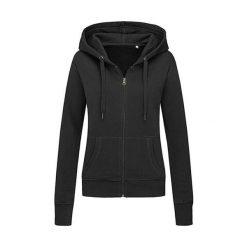 Damska Kurtka Dresowa Select. Czarne kurtki damskie Stedman, xl, bez wzorów, z dresówki, bez kaptura. Za 161.99 zł.