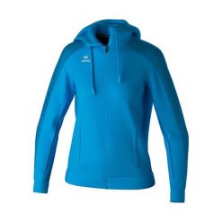 Damska bluza dresowa z kapturem Erima Evo Star. Fioletowe bluzy z kapturem damskie Erima, z dresówki. Za 245.30 zł.