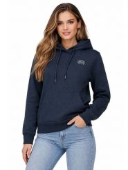 Geographical Norway Bluza "Guni" w kolorze granatowym rozmiar: XXL. Niebieskie bluzy z kapturem damskie Geographical Norway, xxl, z bawełny. Za 113.63 zł.