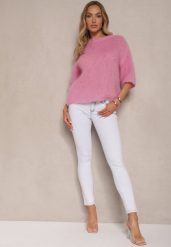 Jasnoniebieskie Jeansy Z Bawełny Typu Skinny Ozdobione Przetarciami Salliwen. Niebieskie jeansy damskie Renee, z podwyższonym stanem. Za 89.99 zł.