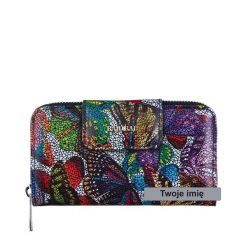 Portfel damski BajuBaj ze skóry naturalnej w motyle PD2006Cs13 RFIDPS. Portfele damskie bez wzorów, ze skóry. Za 180.50 zł.
