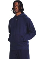 Under Armour Bluza "Rival" w kolorze granatowym rozmiar: L. Niebieskie bluzy z kapturem męskie Under Armour, l. Za 160.96 zł.