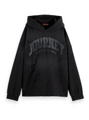 Scotch & Soda Bluza w kolorze czarnym rozmiar: XS. Czarne bluzy z kapturem damskie Scotch & Soda, xs, z bawełny. Za 268.55 zł.