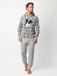 Disney Piżama "Disney" w kolorze jasnoszarym rozmiar: XXL. Szare piżamy męskie Disney, xxl, bez wzorów, bez ramiączek. Za 165.99 zł.