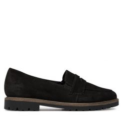 Mokasyny Tamaris. Czarne mokasyny damskie Tamaris. Za 239.99 zł.
