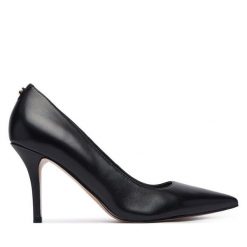 Szpilki Guess. Czarne szpilki Guess, z aplikacjami, bez obcasa. Za 674.99 zł.