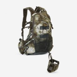Plecak myśliwski 20 l camo treemetic. Zielone plecaki męskie SOLOGNAC, bez wzorów, z materiału. Za 199.99 zł.