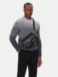Guess Saszetka HMBOMG P5464 Czarny. Czarne saszetki męskie Guess, ze skóry. Za 419.99 zł.