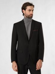 Finshley & Harding kurtka modułowa - Brad Mężczyźni Regular Fit Wełna czarny, 25. Czarne kurtki męskie Finshley & Harding, m, bez wzorów, z wełny, eleganckie, bez kaptura. Za 999.95 zł.
