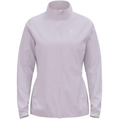 Kurtka techniczna damska ODLO Brensholmen Jacket. Fioletowe kurtki damskie Odlo, l, bez wzorów, z elastanu, bez kaptura. Za 529.99 zł.