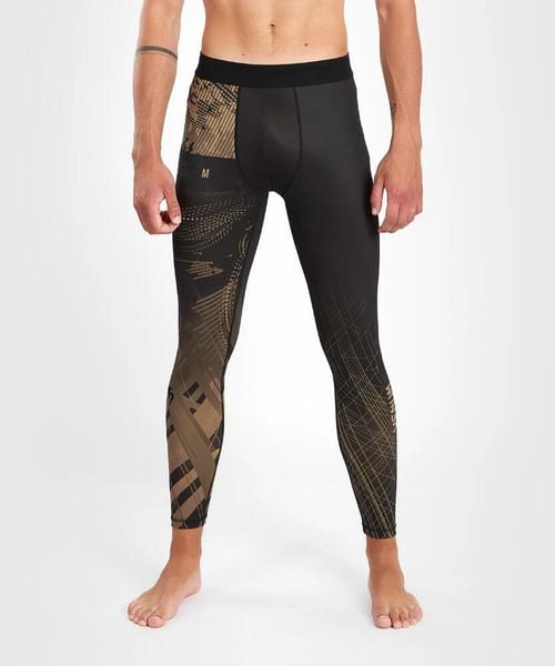 Legginsy treningowe męskie Venum Gorilla Jungle Spats. Brązowe spodnie sportowe męskie VENUM, z materiału. Za 279.65 zł.