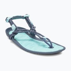 Sandały barefoot damskie Xero Shoes Aqua Cloud. Niebieskie sandały damskie XERO SHOES, bez wzorów, bez obcasa. Za 149.99 zł.