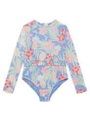 Roxy Strój kąpielowy Tropical Story ERLWR03329 Niebieski. Niebieskie stroje kąpielowe dziewczęce Roxy, bez wzorów, z syntetyku. Za 199.99 zł.