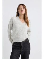 Josephine & Co Sweter "Alice" w kolorze jasnoszarym rozmiar: L. Szare swetry klasyczne damskie Josephine & Co, l, z wełny, bez kołnierzyka. Za 227.31 zł.