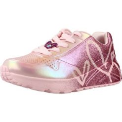 Buty SKECHERS UNO LITE - HEARTDUST FOREVER Rose. Czerwone obuwie treningowe damskie Skechers, na fitness i siłownię. Za 282.99 zł.