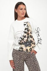 Bluza damska z nadrukiem SPORTALM. Bluzy bez kaptura damskie Sportalm. Za 1,279.00 zł.