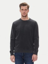 Pepe Jeans Bluza Darius PM582760 Czarny Regular Fit. Czarne bluzy bez kaptura męskie Pepe Jeans, m, z bawełny. Za 249.99 zł.
