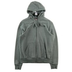 Second life - Bluza rozpinana z kapturem męska The North Face - Jak nowy. Szare bluzy sportowe męskie The North Face, bez wzorów, z materiału, eleganckie, bez kołnierzyka, bez ramiączek. Za 149.06 zł.