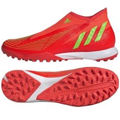 Buty adidas Predator Edge.3 Ll Tf GV8533 czerwone pomarańcze i czerwienie. Czerwone buty fitness męskie do piłki nożnej. Za 459.81 zł.