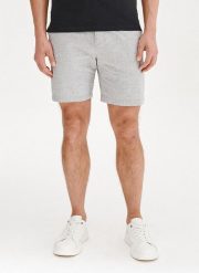 PAKO LORENTE - Szare szorty męskie z lnem. Szare szorty męskie Pako Lorente, z bawełny, bez kołnierzyka. Za 169.99 zł.