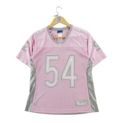 Koszulka sportowa damska Reebok NFL Chicago Bears 54 różowa. Czerwone bluzki sportowe damskie Reebok, s, z materiału, bez kołnierzyka, bez ramiączek. Za 149.06 zł.