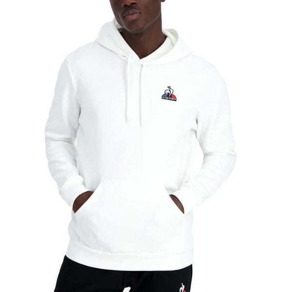 Bluza z kapturem Le Coq Sportif Essentiels N°2. Białe bluzy z kapturem męskie Le Coq Sportif, l, z materiału. Za 290.75 zł.