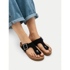Japonki G-Star. Czarne klapki damskie G-Star, bez wzorów, bez obcasa. Za 159.99 zł.