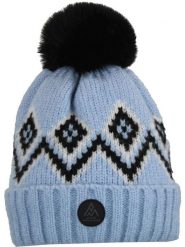 Peak Mountain Czapka "Monceau" w kolorze niebieskim rozmiar: onesize. Niebieskie czapki zimowe damskie Peak Mountain, ze splotem. Za 60.99 zł.