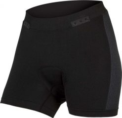 Damskie Bokserki z wkładką Endura Clickfast. Czarne bokserki i panty damskie ENDURA, l, bez wzorów, z dzianiny. Za 149.99 zł.