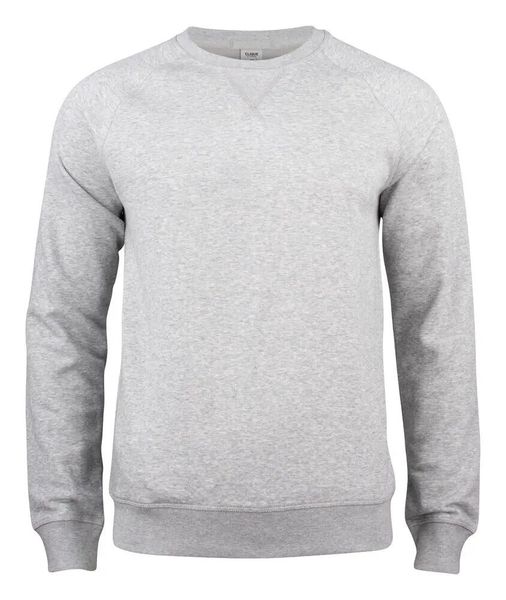 Clique Premium OC Roundneck męska bluza z okrągłym dekoltem bawełna ekologiczna. Szare bluzy bez kaptura męskie CLIQUE, m, z bawełny. Za 233.33 zł.