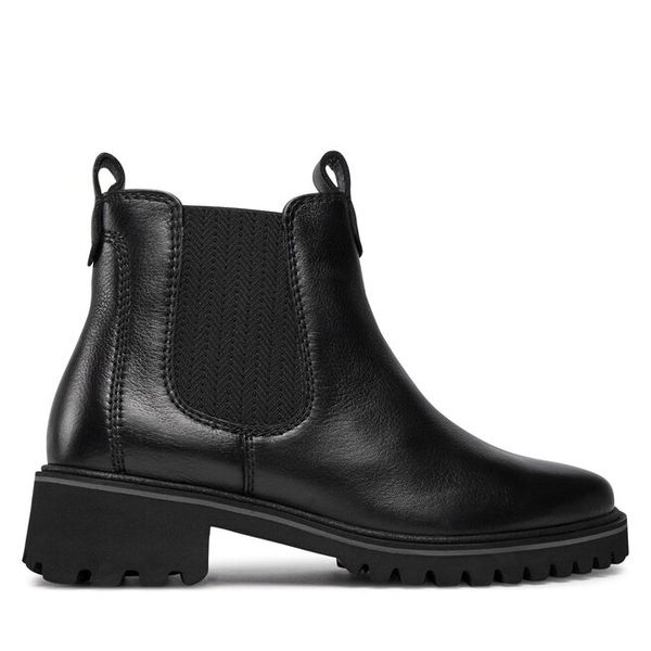 Sztyblety Ara. Czarne botki damskie Ara, bez obcasa, na płaskiej podeszwie, bez zapięcia. Za 309.99 zł.