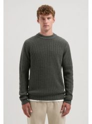 DSTREZZED Sweter w kolorze ciemnozielonym rozmiar: XXL. Zielone swetry męskie DSTREZZED, xxl, bez wzorów, ze splotem, bez kołnierzyka. Za 202.03 zł.
