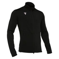 Kurtka Macron harvey warmer. Czarne kurtki treningowe męskie Macron, m, bez wzorów, z materiału, do biegania. Za 360.50 zł.