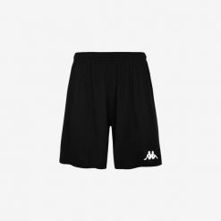 Spodenki fitness cardio męskie Kappa. Czarne szorty sportowe męskie Kappa, l, z materiału, na fitness i siłownię. W wyprzedaży za 34.99 zł.