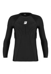 Koszulka kompresyjna z długim rękawem Reusch Padded. Czarne t-shirty sportowe męskie REUSCH, s, z materiału, bez ramiączek, na fitness i siłownię. Za 369.99 zł.