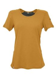 Maul Sport Koszulka funkcyjna w kolorze musztardowym rozmiar: 40. Żółte bluzki sportowe damskie Maul Sport, s, z materiału, bez kołnierzyka, bez ramiączek. Za 121.99 zł.