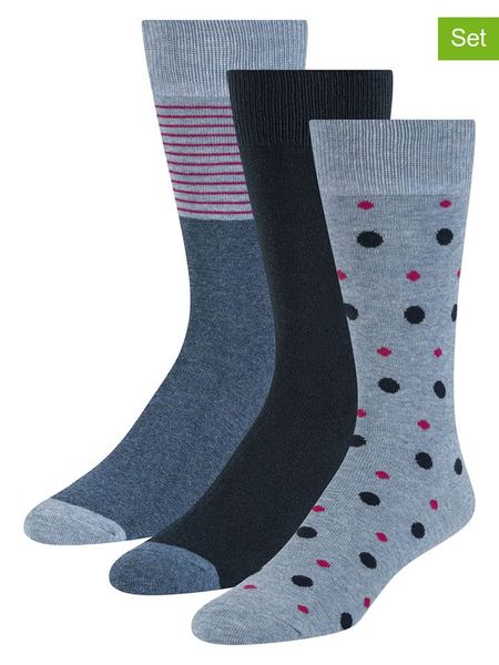 Ted Baker Skarpety (6 par) w kolorze niebieskoszarym rozmiar: onesize. Niebieskie skarpetki męskie Ted Baker, bez wzorów. Za 43.99 zł.