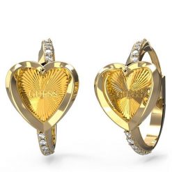 Kolczyki Guess. Żółte kolczyki damskie Guess, złote. Za 129.99 zł.