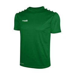 Koszulka piłkarska męska Cappelli Cs One Adult Jersey SS. Czerwone t-shirty sportowe męskie CAPELLI SPORT, m, z jersey, bez ramiączek, do piłki nożnej. Za 54.99 zł.