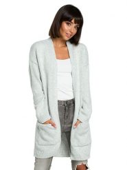 Be Wear Kardigan w kolorze jasnoszarym rozmiar: onesize. Szare kardigany damskie Be Wear, bez wzorów. Za 126.75 zł.