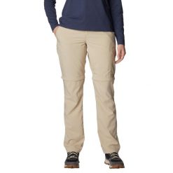 Spodnie sportowe damskie Silver Ridge Utility Convertible Pant. Brązowe spodnie dresowe damskie Columbia, m, z poliesteru, trekkingowe. Za 219.99 zł.